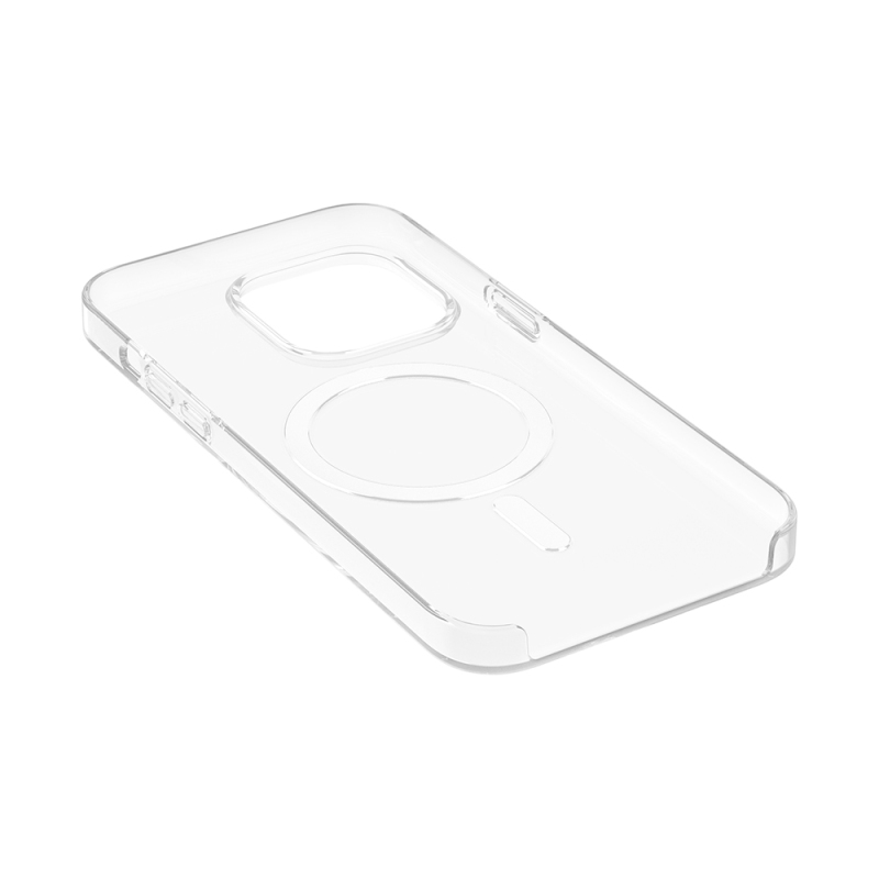 Apple iPhone 13 Pro Max Case with IC Chip, Zore Wireless Charging, Transparent Original Cover - 2