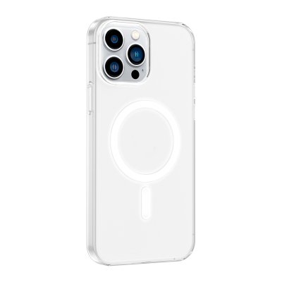 Apple iPhone 13 Pro Max Case with IC Chip, Zore Wireless Charging, Transparent Original Cover - 3