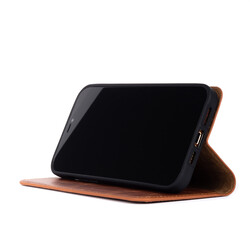 Apple iPhone 13 Pro Max Case Zore Genuine Leather Multi Cüzdan Case - 7