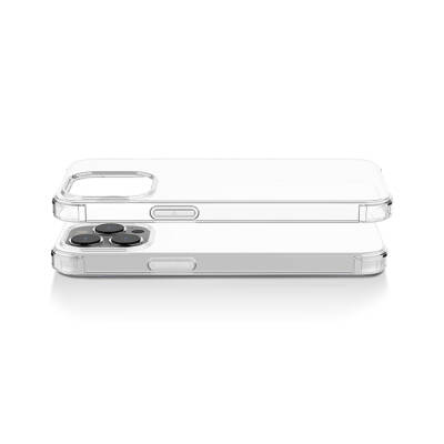 Apple iPhone 13 Pro Max Kılıf Airbagli Şeffaf Darbe Emici Silikon Tasarımlı Recci Clarity Serisi Kapak - 5