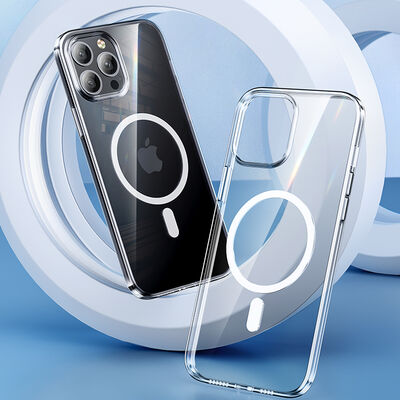 Apple iPhone 13 Pro Max Kılıf Benks ​​​​​​Crystal Series With Magnetic Clear Kapak - 3