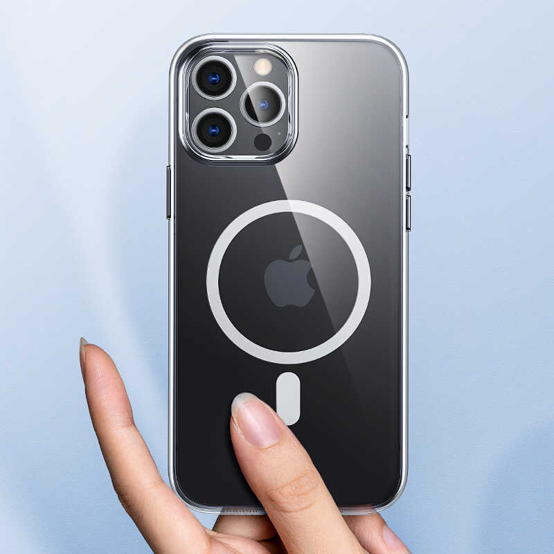 Apple iPhone 13 Pro Max Kılıf Benks ​​​​​​Crystal Series With Magnetic Clear Kapak - 5