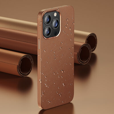 Apple iPhone 13 Pro Max Kılıf Benks Magnetic Hakiki Deri Kılıf - 5