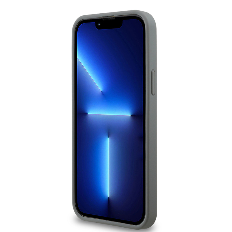Apple iPhone 13 Pro Max Kılıf Guess Orjinal Lisanslı Taşlı Arka Yüzey Üçgen Logolu Kapak - 30