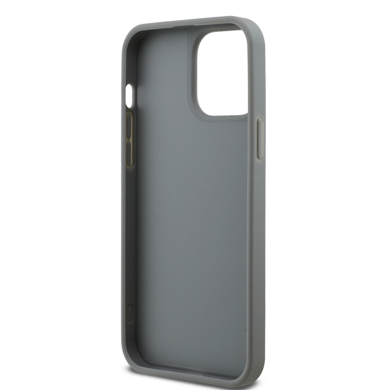 Apple iPhone 13 Pro Max Kılıf Guess Orjinal Lisanslı Taşlı Arka Yüzey Üçgen Logolu Kapak - 32