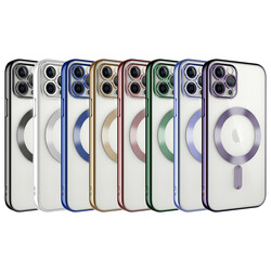 Apple iPhone 13 Pro Max Kılıf Kamera Korumalı Magsafe Wireless Şarj Özellikli Zore Demre Kapak - 2