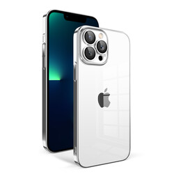 Apple iPhone 13 Pro Max Kılıf Kamera Korumalı Renkli Çerçeveli Zore Garaj Kapak - 7