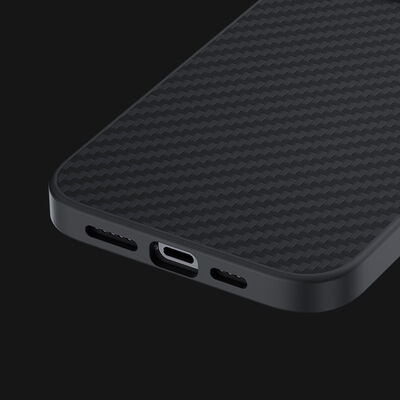 Apple iPhone 13 Pro Max Kılıf Karbon Fiber Benks Hybrid Kevlar Kapak - 11