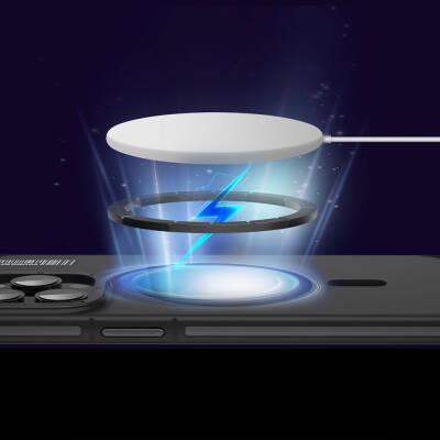 Apple iPhone 13 Pro Max Kılıf Magsafe Şarj Özellikli Youngkit Rock Sand Serisi Kapak - 6