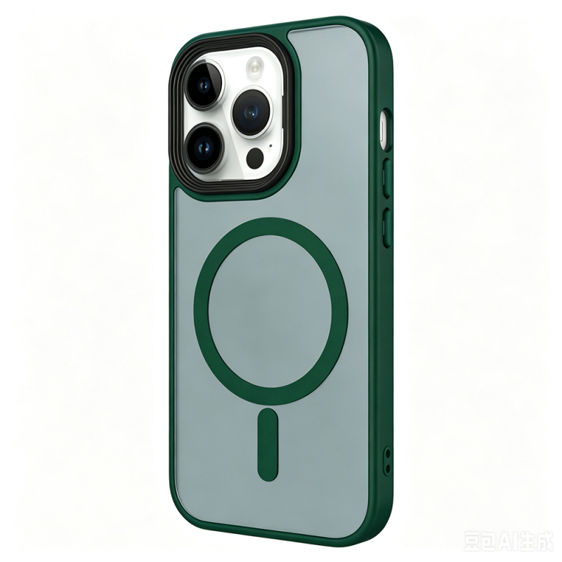 Apple iPhone 13 Pro Max Kılıf Mat Arka Yüzey Wireless Şarj Özellikli Zore Flet M-safe Kapak - 6