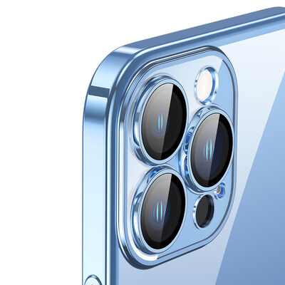 Apple iPhone 13 Pro Max Kılıf Sert PC Renkli Çerçeveli Zore Riksos Kapak - 15