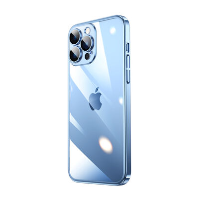 Apple iPhone 13 Pro Max Kılıf Sert PC Renkli Çerçeveli Zore Riksos Kapak - 8
