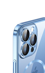Apple iPhone 13 Pro Max Kılıf Wireless Şarj Özellikli Sert PC Zore Riksos Magsafe Kapak - 6