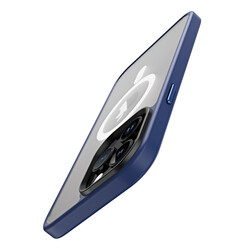 Apple iPhone 13 Pro Max Kılıf Wireless Şarj Özellikli Zore Hibrit Magsafe Kapak - 5
