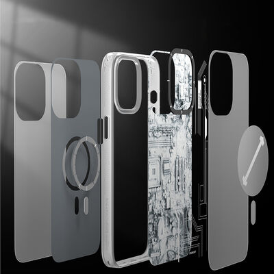 Apple iPhone 13 Pro Max Kılıf YoungKit Technology Serisi Kapak - 17
