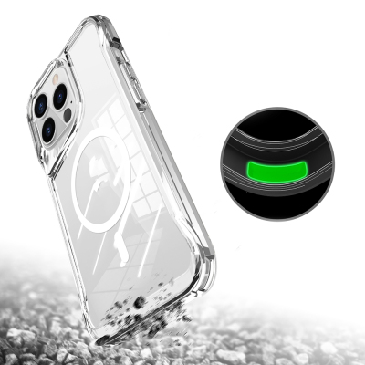 Apple iPhone 13 Pro Max Kılıf Zore M-safe Şarj Özellikli T-Max M-safe Kapak - 6