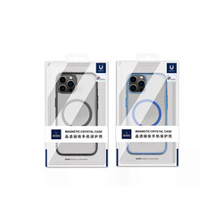 Apple iPhone 13 Pro Max Wiwu Magsafe Charging Feature Lens Protected Transparent Silicone Cover - 2