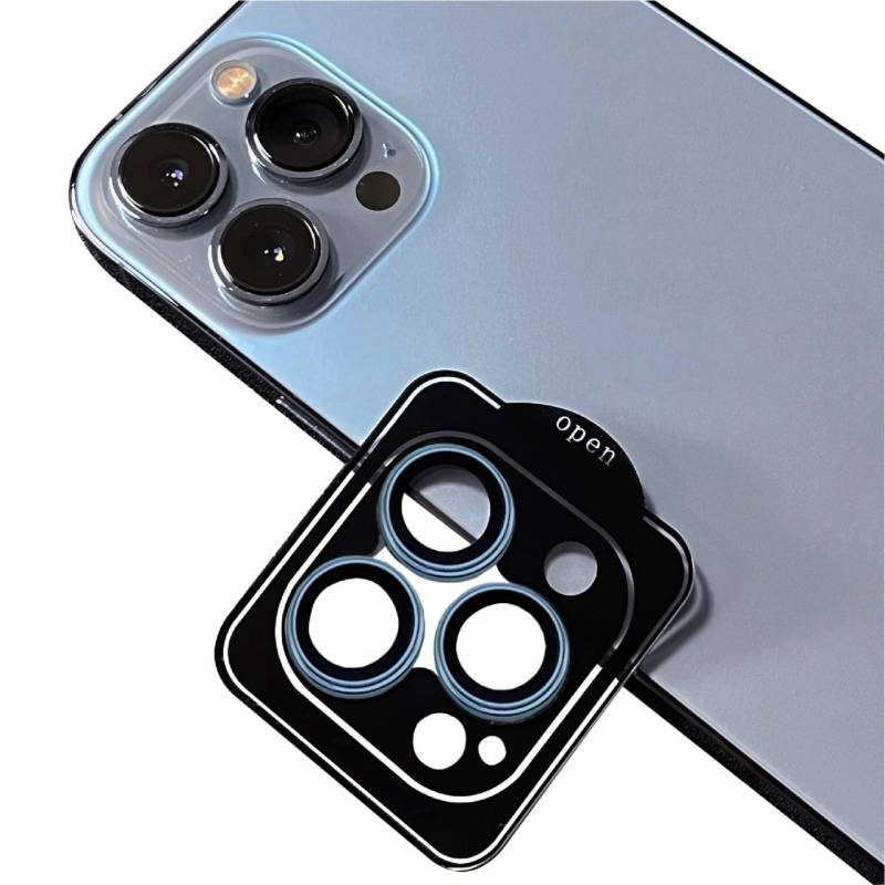 Apple iPhone 13 Pro Max Zore CL-11 Safir Parmak İzi Bırakmayan Anti-Reflective Kamera Lens Koruyucu - 6