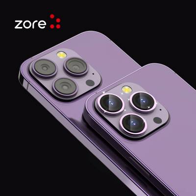 Apple iPhone 13 Pro Max Zore CL-12 Premium Safir Parmak İzi Bırakmayan Anti-Reflective Kamera Lens Koruyucu - 6