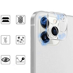 Apple iPhone 13 Pro Max Zore Kamera Lens Koruyucu Cam Filmi - 6
