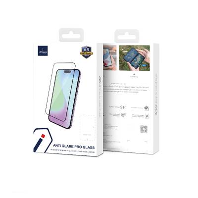 Apple iPhone 13 Pro Wiwu CZ-003 Mavi Işık Teknolojili Hidrofobik ve Oleofobik Parlama Önleyici Cam Ekran Koruyucu - Thumbnail