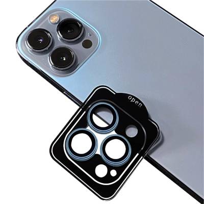 Apple iPhone 13 Pro Zore CL-11 Safir Parmak İzi Bırakmayan Anti-Reflective Kamera Lens Koruyucu - 1