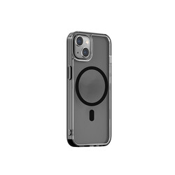 Apple iPhone 13 Wiwu Magsafe Şarj Özellikli Lens Korumalı Şeffaf Silikon Kapak - 2