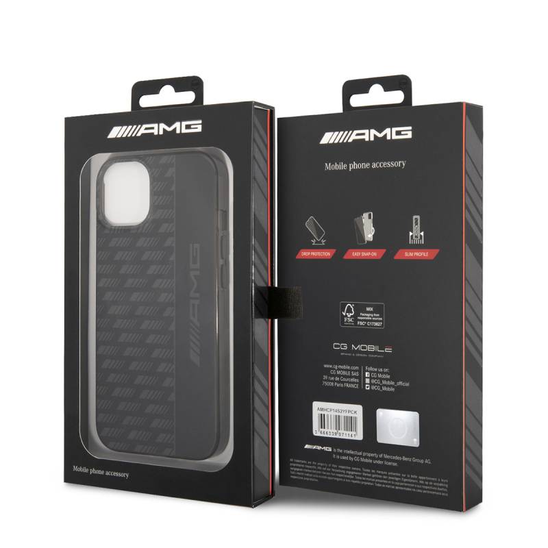 Apple iPhone 14 Case AMG Frosted Frosted PC Carbon Design Cover - 7