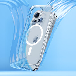 Apple iPhone 14 Case Benks Crystal Series Clear Cover Screen Protector Gift - 4