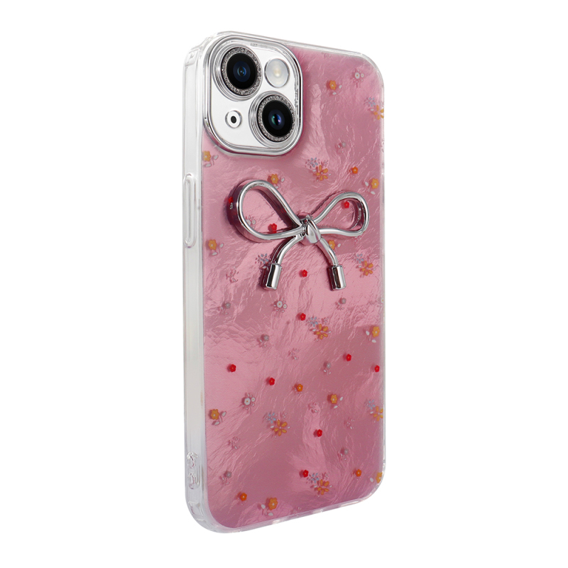 Apple iPhone 14 Case Camera Protection Figured Zore Ponti Silicone Cover - 6