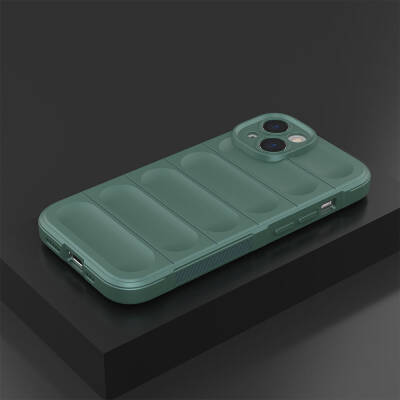 Apple iPhone 14 Case Flexible TPU Hollow Back Surface Design Zore Etnik Silicone Cover - 18