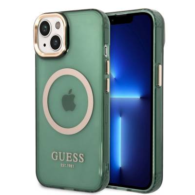 Apple iPhone 14 Case GUESS Magsafe Charge Feature Airbag Design Cover - 1