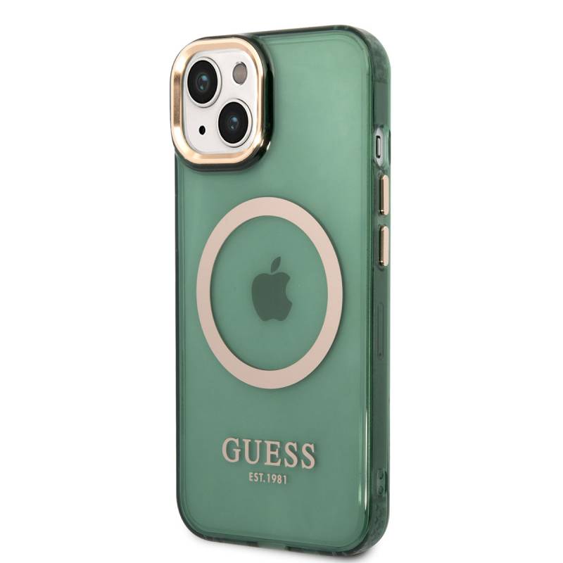 Apple iPhone 14 Case GUESS Magsafe Charge Feature Airbag Design Cover - 2