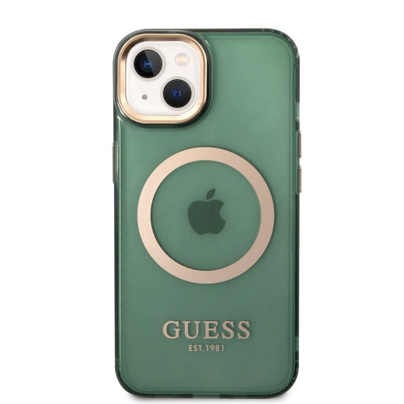 Apple iPhone 14 Case GUESS Magsafe Charge Feature Airbag Design Cover - 3