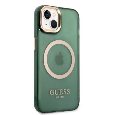 Apple iPhone 14 Case GUESS Magsafe Charge Feature Airbag Design Cover - 8