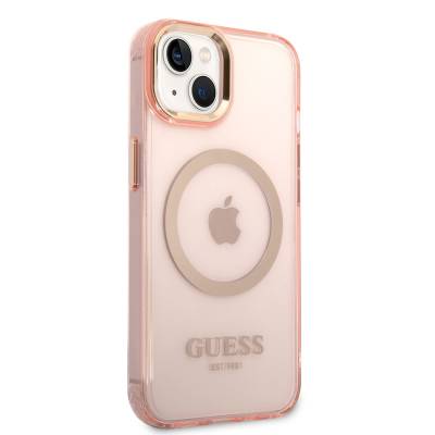 Apple iPhone 14 Case GUESS Magsafe Charge Feature Airbag Design Cover - 9