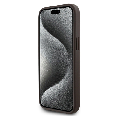 Apple iPhone 14 Case Guess Original Licensed Magsafe Charging Featured 4G Pattern Text Logo Cover - 15