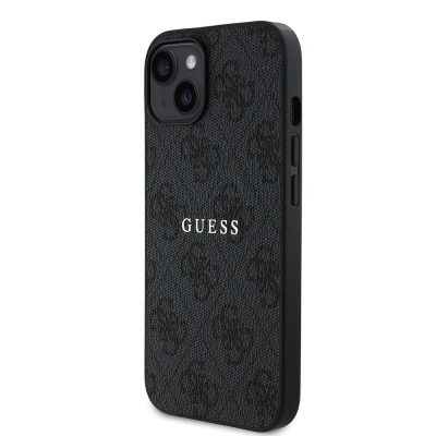 Apple iPhone 14 Case Guess Original Licensed Magsafe Charging Featured 4G Pattern Text Logo Cover - 19