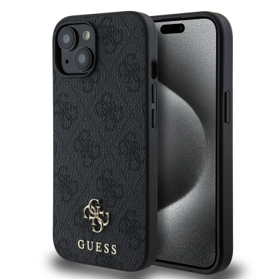 Apple iPhone 14 Case Guess Original Licensed Magsafe Charging Featured Small 4G Classic Cover - 1