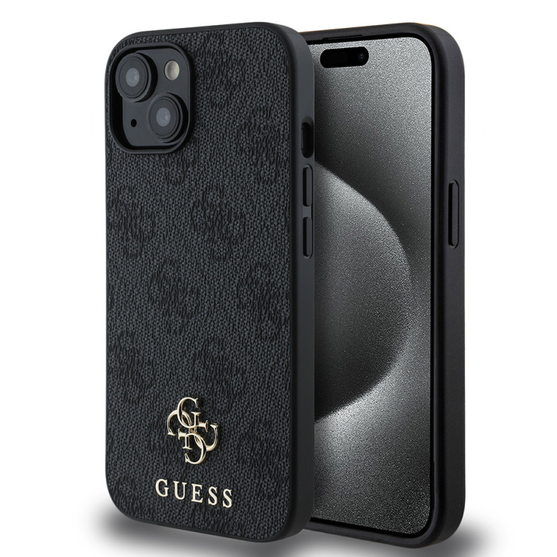 Apple iPhone 14 Case Guess Original Licensed Magsafe Charging Featured Small 4G Classic Cover - 2