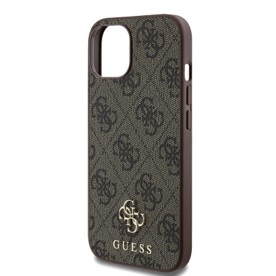 Apple iPhone 14 Case Guess Original Licensed Magsafe Charging Featured Small 4G Classic Cover - 15