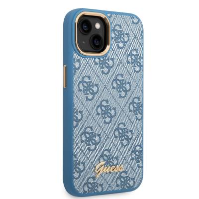 Apple iPhone 14 Case GUESS PU Leather Metal Logo Design Cover - 8