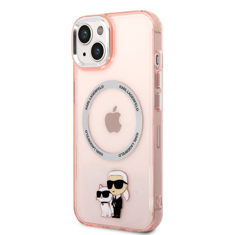 Apple iPhone 14 Case Karl Lagerfeld Magsafe K&C Design Cover with Charger - 2