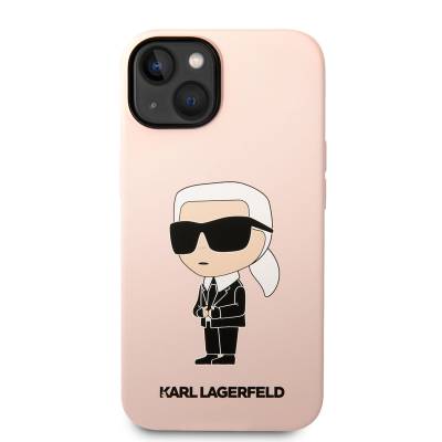 Apple iPhone 14 Case Karl Lagerfeld Silicone Karl Design Cover - 3