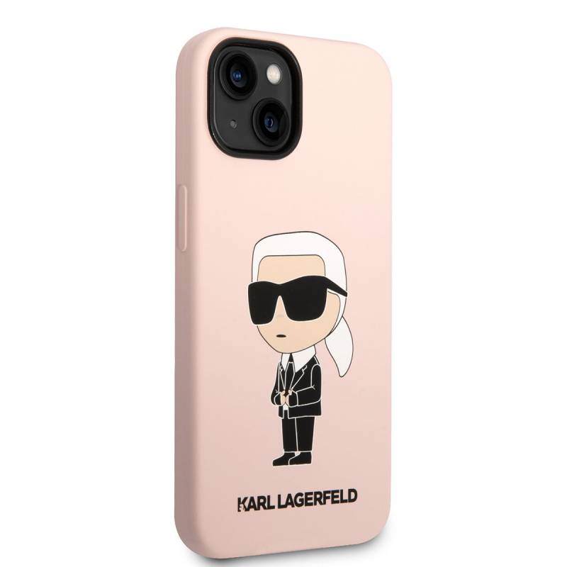 Apple iPhone 14 Case Karl Lagerfeld Silicone Karl Design Cover - 8