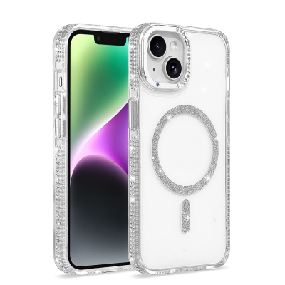 Apple iPhone 14 Case M-safe Charging Enabled Zore Tera Silicone Cover - 1