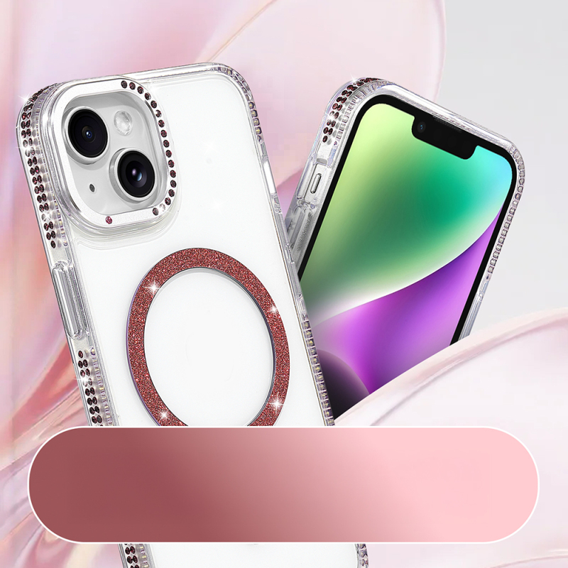 Apple iPhone 14 Case M-safe Charging Enabled Zore Tera Silicone Cover - 4