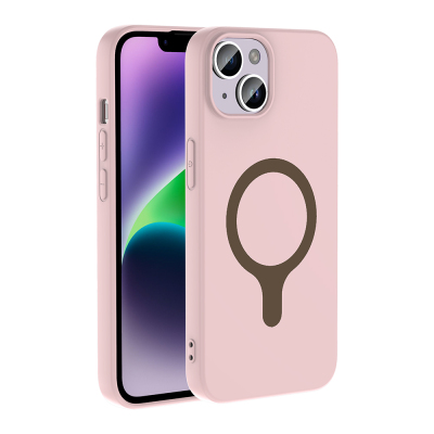 Apple iPhone 14 Case M-Safe Charging Feature Zore Aris Silicone Cover - 22