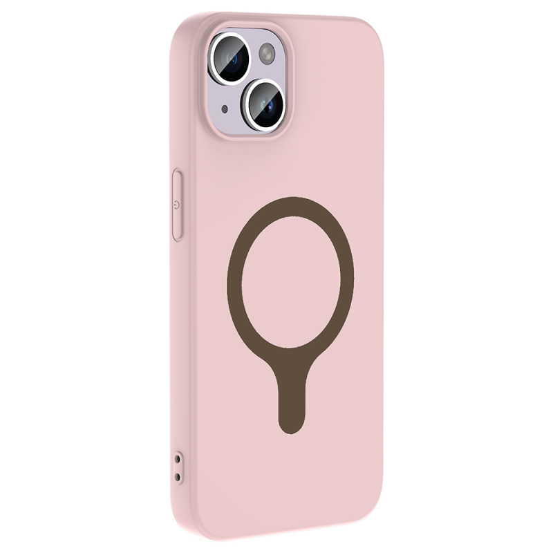 Apple iPhone 14 Case M-Safe Charging Feature Zore Aris Silicone Cover - 24