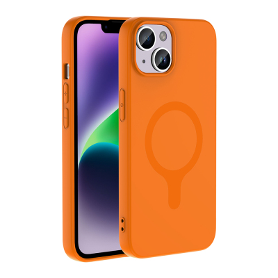Apple iPhone 14 Case M-Safe Charging Feature Zore Aris Silicone Cover - 25